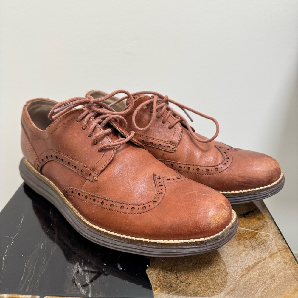 Cole Hann Men's Brown Leather Shoes